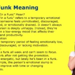 In a Funk Meaning
