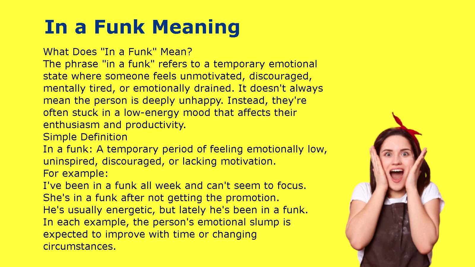 In a Funk Meaning
