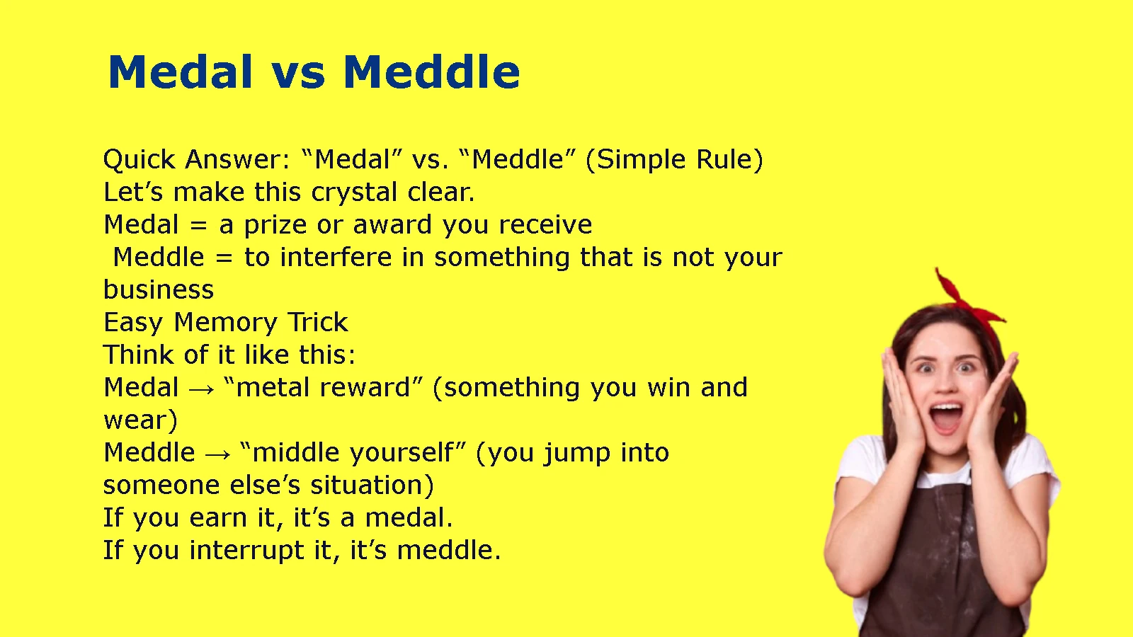 Medal vs Meddle