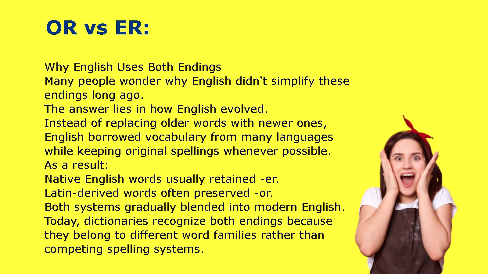 OR vs ER