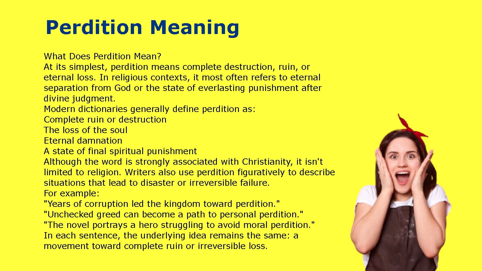 Perdition Meaning