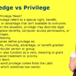 Priviledge vs Privilege