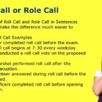 Roll Call or Role Call