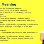 Siring Meaning