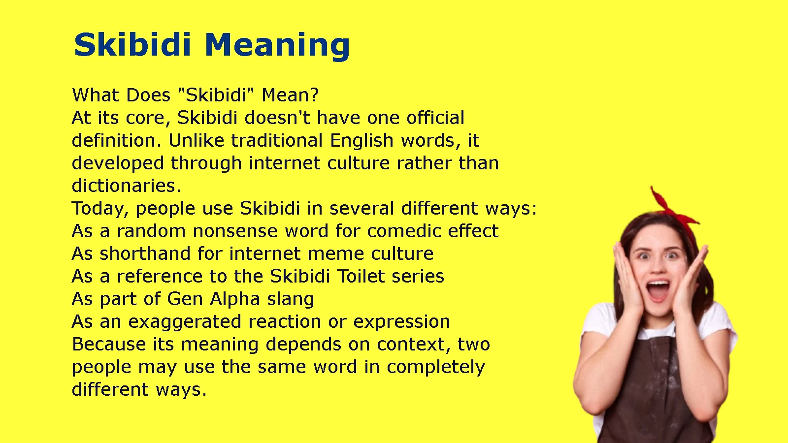 Skibidi Meaning