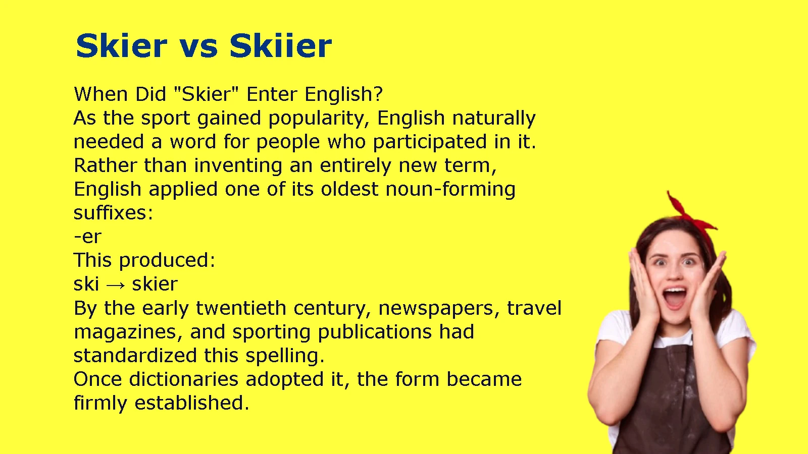 Skier vs Skiier