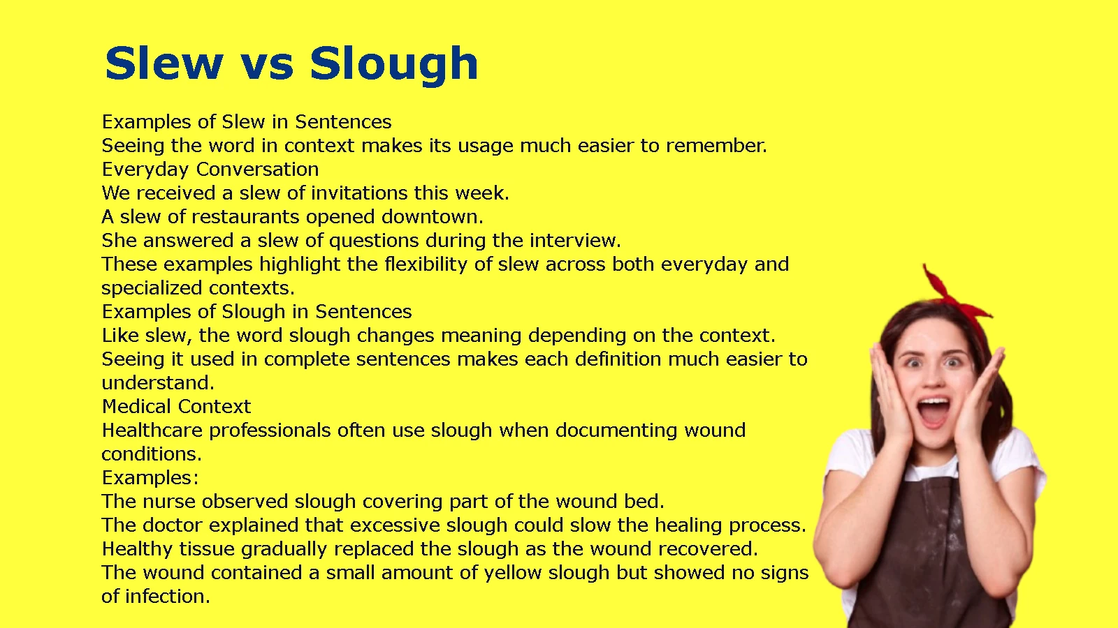 Slew vs Slough