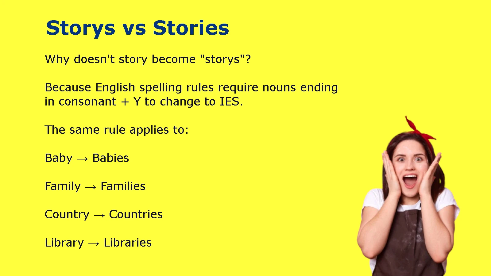 Storys vs Stories