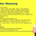 Thatcher Meaning
