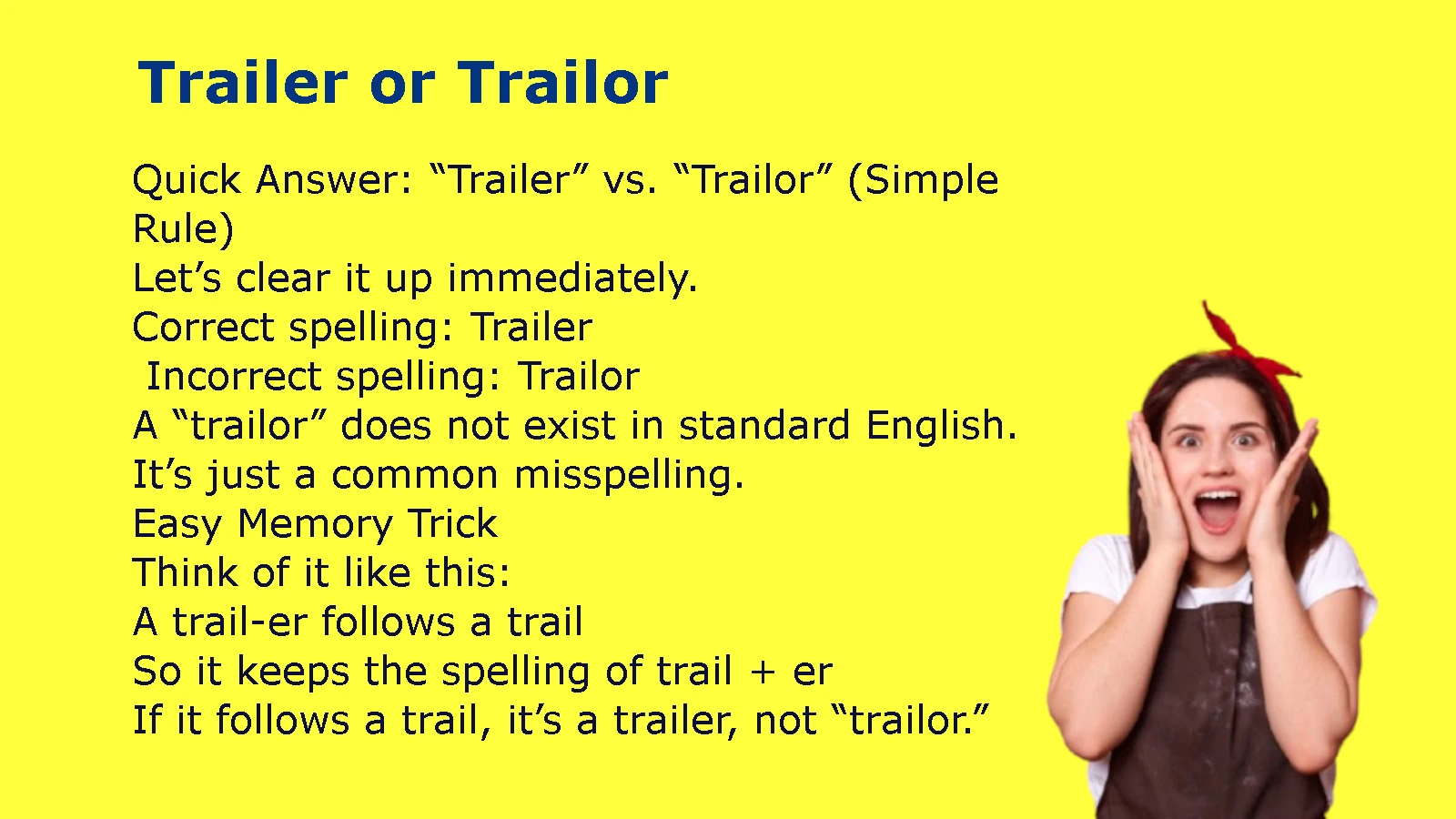 Trailer or Trailor