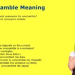Unscramble Meaning