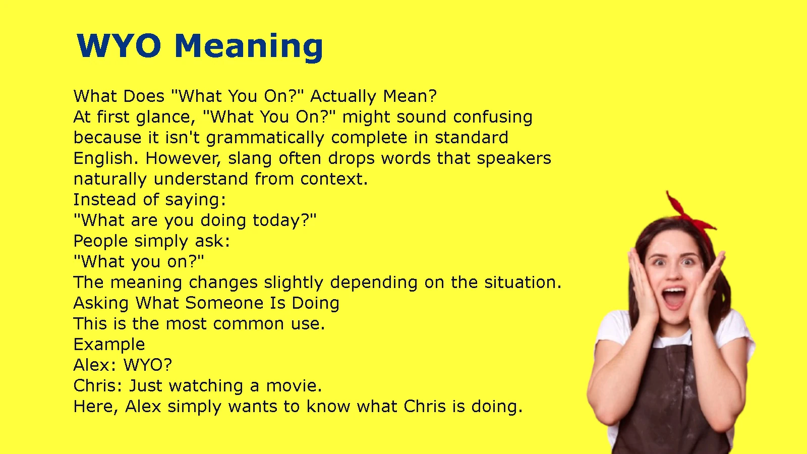 WYO Meaning